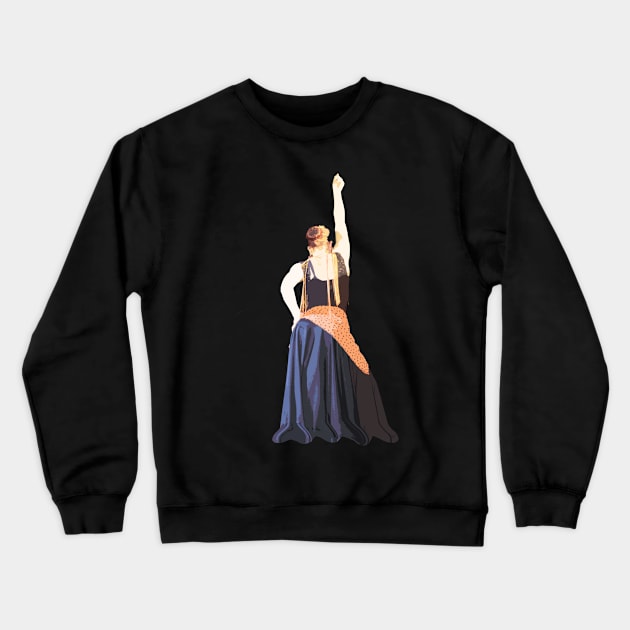 flamenco dancer Crewneck Sweatshirt by rickylabellevie